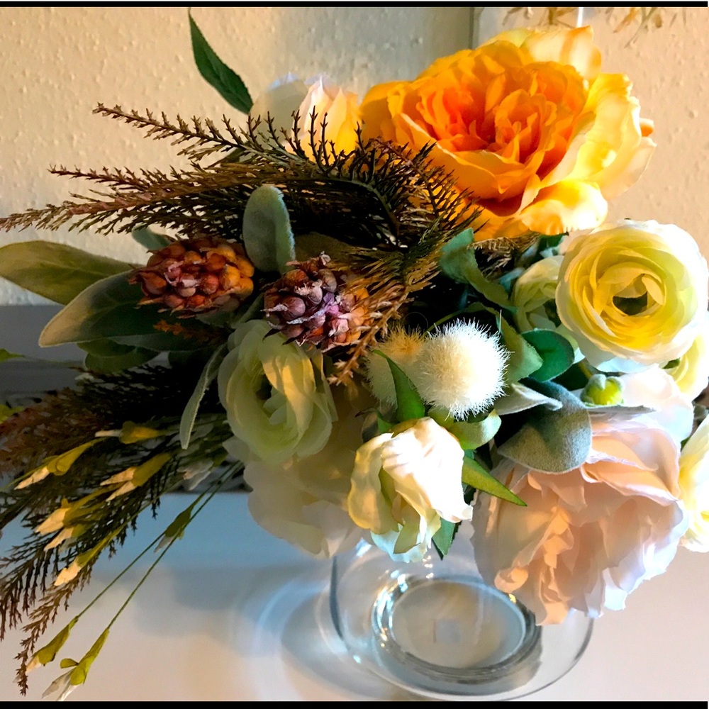 BOHEMIAN Bridal Handcrafted Wedding Peachie Orange Tangerine Vintage Inspired